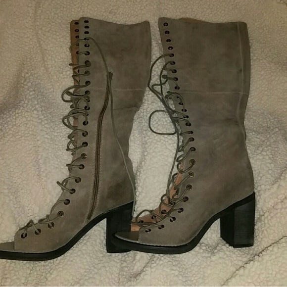 Jeffrey Campbell Tall Sz 8.5 M Free People Lace Up sandals - Picture 4 of 4